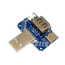 USB Head Switchboard Male USB Connector to Type-c Micro USB Female USB