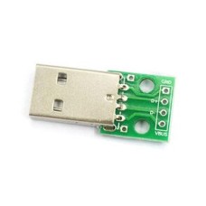 USB Male PCB connector